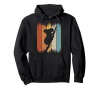 Retro Style Koala Silhouette Casual Climbing Marsupial Pullover Hoodie