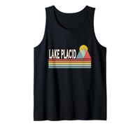 Retro Style Lake Placid New York Outdoors Tank Top