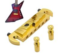 Retro Style LP Electric Guitar Bridge 10.6mm String Spacing, Authentic Retro Hardware for Musicians | Durable Upgrade for Stage and Home Performance for Enthusiasts