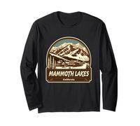 Retro Style Mammoth Lakes California Outdoors Long Sleeve T-Shirt