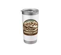 Retro Style Mammoth Lakes California Outdoors Stainless Steel Insulated Tumbler