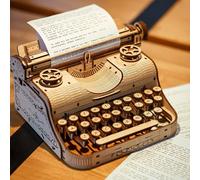 Retro Style Manual Typewriter, Mechanical English Typewriter for Notes, Letters or Creative Writing, Portable,Easy to Use, Nostalgic Collection for Writers
