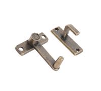 Retro Style Metal Barn Sliding Door Lock Antique Latch for Bathroom