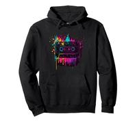 Retro Style Old School Tape Cassette Mixtape Pullover Hoodie