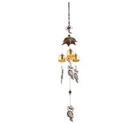 Retro Style Owl Modeling Wind Chime Ornament for Balcony Garden