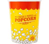 Retro Style Popcorn Buckets, 32 Oz, 50 Pack, Disposable Containers for Movie Night, Concession Stands