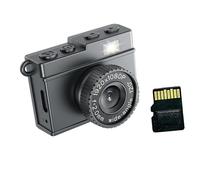 Retro Styles Miniature Camera with 1080P 120°Wide Angles Lens Suitable for Vlog and Photography Beginners Hanging Camera