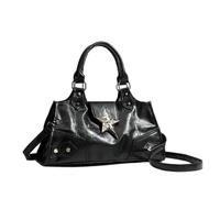 Retro Styles Motorcycle Handbag PU Leather Shouder Bag For Women Seeking Unique And Individualistic Fashion Statements Retro Underarm Bag