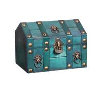Retro Styles Wooden Accessory Box Secure Locking Mechanism Spacious Compartment Home Decors Collectible Storage Chest Antique Wooden Organizers Box