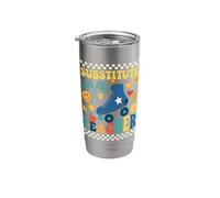 Retro Substitute Teacher Groovy Teachers Appreciation Gift Stainless Steel Insulated Tumbler