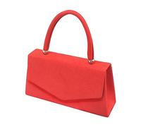 Retro Suede Wedding Clutch Bag for Women - Elegant Envelope Evening Handbag with Top Handle - Chic Ladies Party Purse for Prom, Cocktails & Gala Events - Ivory Wedding Guest Bag