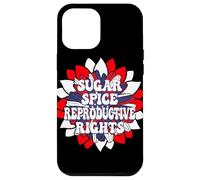 Retro Sugar Spice Reproductive Rights Flower Graphic Case for iPhone 12 Pro Max