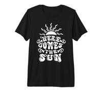 Retro Summer Beach Vacation Here Comes Sun Lover Sunshine Premium T-Shirt