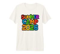 Retro Summer Camp 2026 Host Team Director Counselor Kids Premium T-Shirt