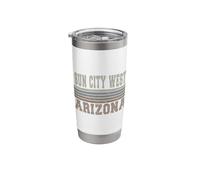 Retro Sun City west Arizona Stainless Steel Insulated Tumbler