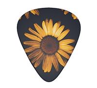 Retro Sunflower Backpack Printed Guitar Picks Personalized Guitar Plectrums 12 Pcs For Acoustic Guitar Electric Guitar And Bass Bulk Guitar Pick One Size