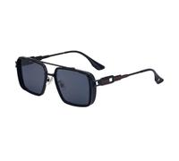 Retro Sunglasses Suitable For Women And Men, Double Bridge Outdoor Punk Uv400(C1)