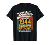 Retro Sunset 82 Years of Awesome Born 1944-82nd Birthday T-Shirt