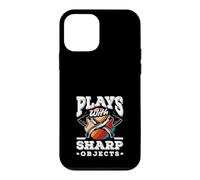 Retro Sunset Axe Throwing Vintage Hatchet Thrower Case for iPhone 12 mini