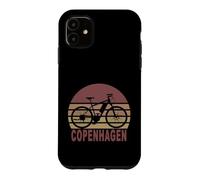 Retro Sunset Bike Copenhagen Case for iPhone 11