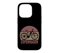 Retro Sunset Bike Copenhagen Case for iPhone 14 Pro