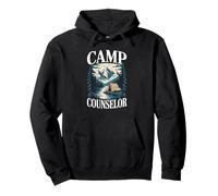 Retro Sunset Camp Counselor Wilderness Staff Member Outing Pullover Hoodie