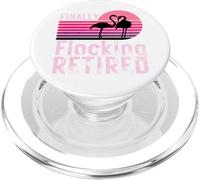 Retro Sunset Flamingo Finally Flocking Retired PopSockets PopGrip for MagSafe