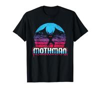 Retro Sunset Mothman Vaporwave Synthwave Graffiti Mothman T-Shirt