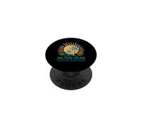 Retro Sunset Palm Trees Hilton Head Island South Carolina PopSockets Adhesive PopGrip