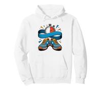 Retro Sunset Runner Crossing Finish Line Couch 5k Finisher Pullover Hoodie