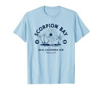 Retro Surfing Scorpion Bay Baja California Sur Surfer Beach T-Shirt