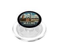 Retro Sweden Malmö Souvenir/Malmo PopSockets PopGrip for MagSafe