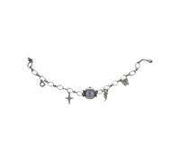 Retro Sweet Cool Alloy Pocket Watch Necklace Handcrafted Heavy Duty Design Neck Chain Stylish Statement Jewelry Unique Steampunk Necklace for Women