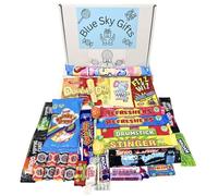 Retro Sweets Gift Box Hamper - Sweet Selection Birthday & Thank You Present | Nostalgic school candy mix. Letterbox friendly variety treats pack for kids, boys, girls, men, women colleagues Christmas