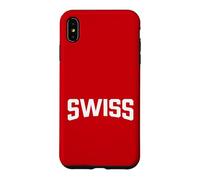 Retro Switzerland Swiss Design Case for iPhone XS Max