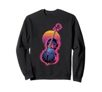 Retro Synthwave Cello Cellist Sweatshirt