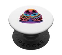 Retro Synthwave Tabla Tabalchi PopSockets Adhesive PopGrip