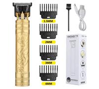 Retro T9 Original Haircutting Machine Set Jackets Trimmer Men's Electric Shaver Male Lence Pro Barber Shaver for Sensitive Areas 600 mh battery