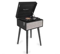 Retro Table Record Player with Stand, Bluetooth Output and USB - Fremont Black