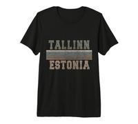 Retro Tallinn Estonia Premium T-Shirt