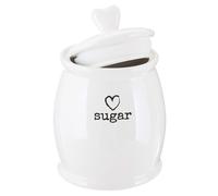RETRO Tea Coffee Sugar White Storage Canisters Jar Set - Charm Dolomite