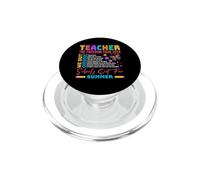 Retro Teacher The Freedom Tour 2024 Summer End of School PopSockets PopGrip for MagSafe