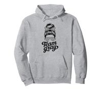 Retro TEAM GRAY Field Day Run Fun Summer Camp Dream Games Pullover Hoodie