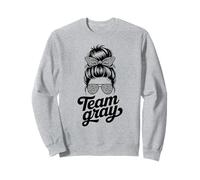 Retro TEAM GRAY Field Day Run Fun Summer Camp Dream Games Sweatshirt