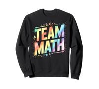 Retro TEAM MATH Physics Crew Teacher I Teach Geek Tech Lab Sweatshirt
