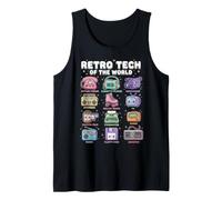 Retro Tech Classic Nostalgia 90s 80s Technology Gen X Tank Top