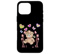 Retro Teddy Bear Girls Boys Children Bear Teddy Chill Bears Case for iPhone 16 Pro Max