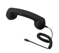 Retro Telephone Handset, Type-C Retro Classic Comfortable Home Items, Old Fashioned Phone | for Offices Travel Home Kitchen Bedside Bathroom Office