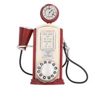 Retro Telephone Ornament, 7.9 X 4.7 X 11.8in Iron Wall Mounted Vintage Telephone Decoration Multifunctional Antique Corded Telephone Model for Home Bedroom Office Hotel