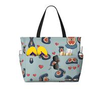 Retro Telephone Receiver Printed High-Capacity Beach Travel Bag to Meet All Your Travel Needs